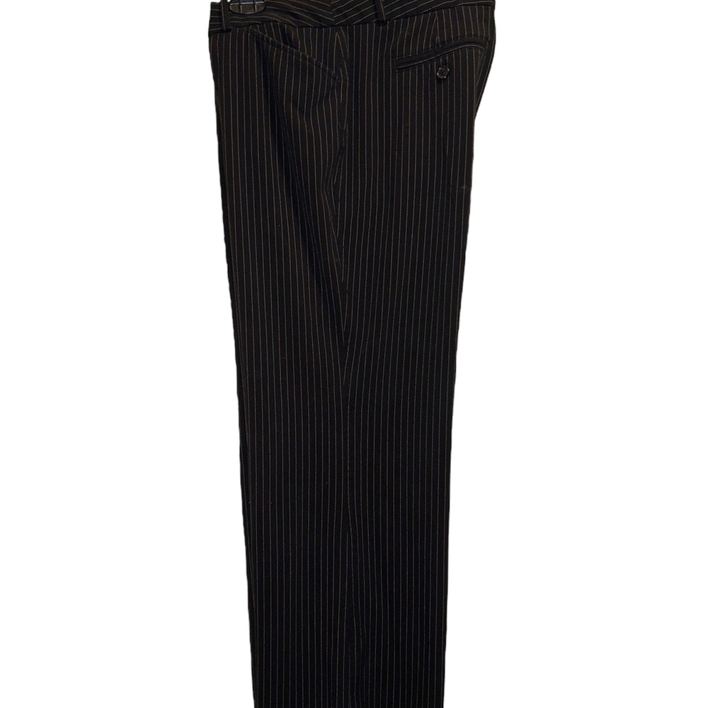 Worthington • Dress Pants, Slacks, Black with White Pinstripes, Straight, 10P - Picture 5 of 10